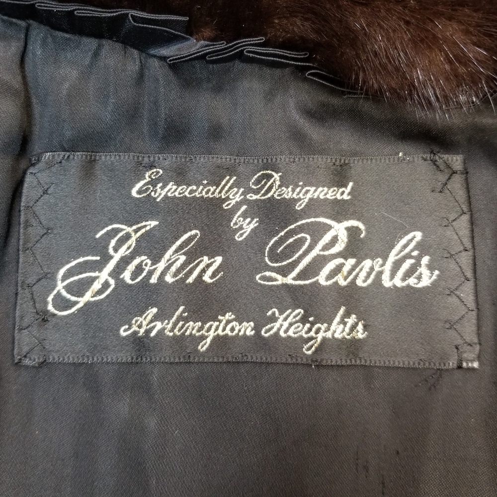 $3595  Real Mink Fur Coat - Picture 5 of 6